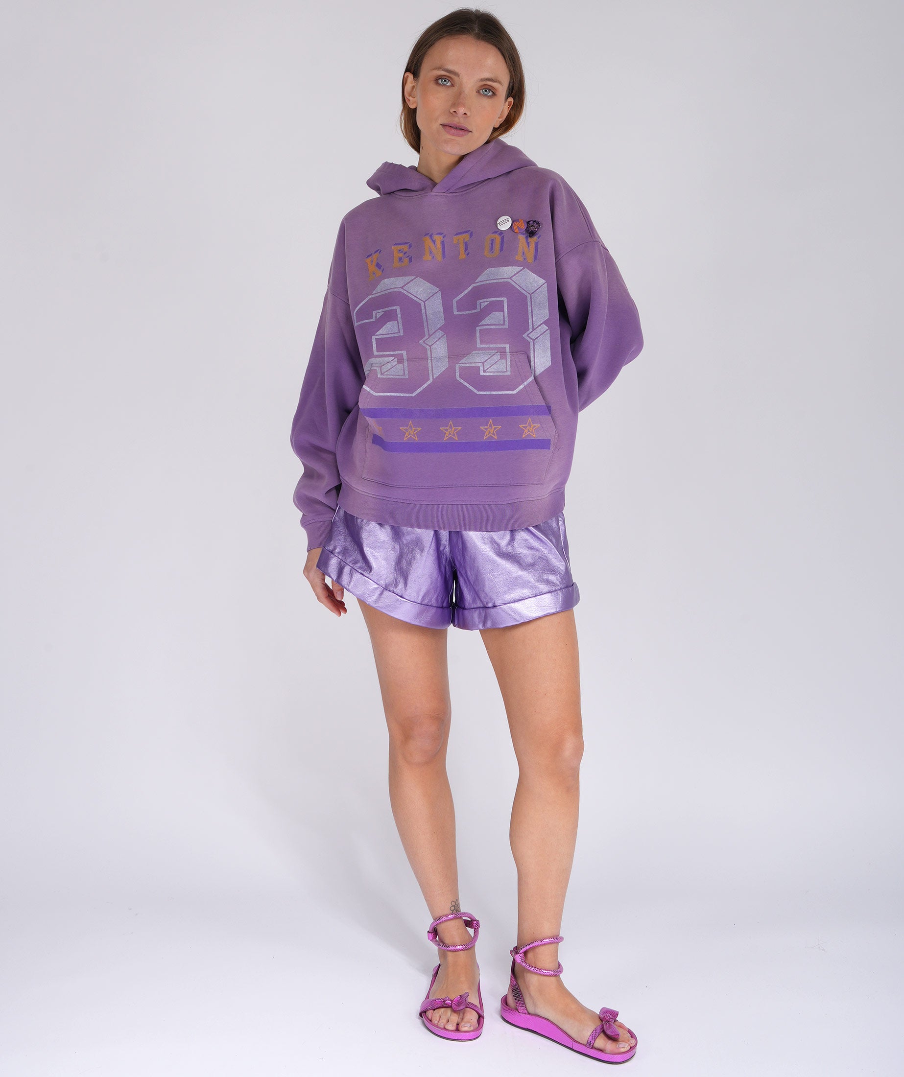 Hoodie skyler vintage purple "KENTON"