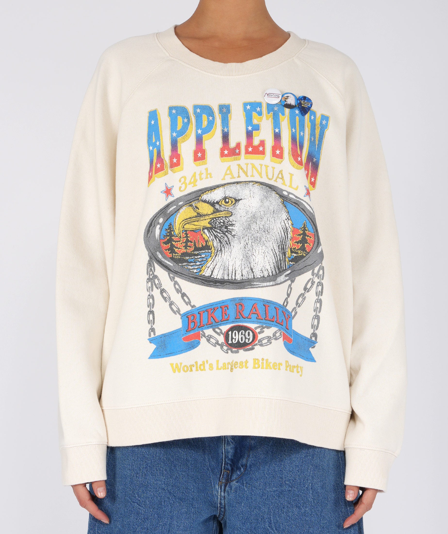 Sweatshirt egger natural "APPLETON"