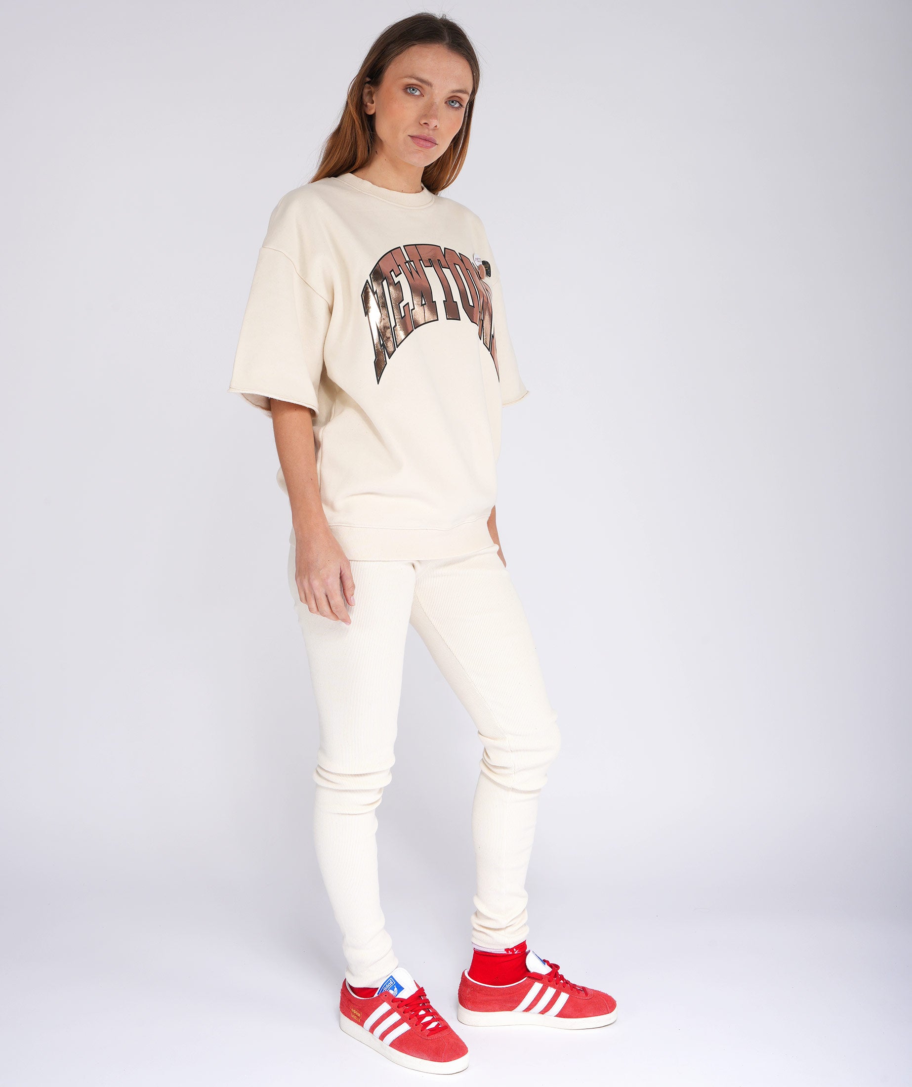 Sweatshirt linder natural "TONE SS25"