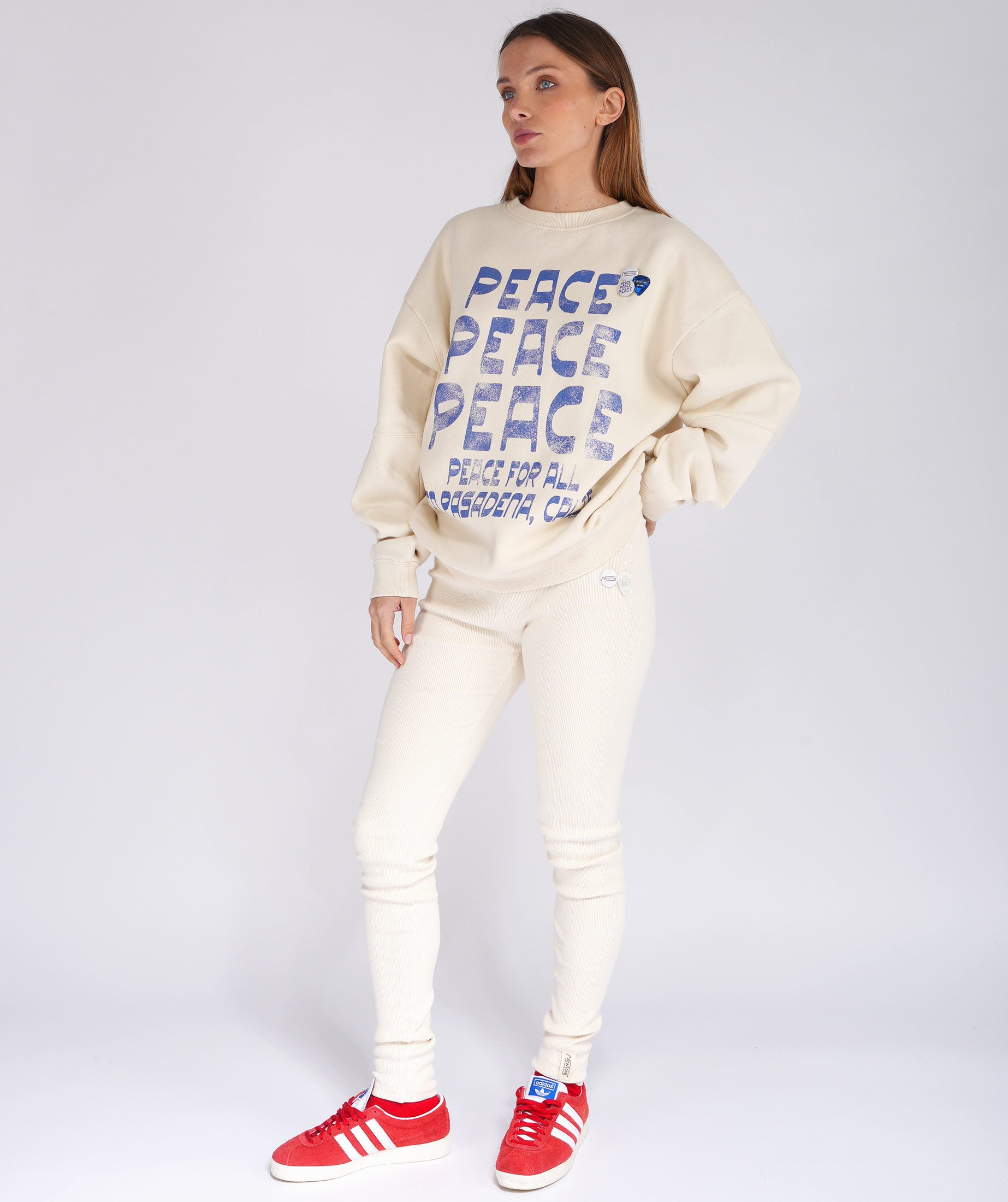 Sweatshirt roller natural "PASADENA"