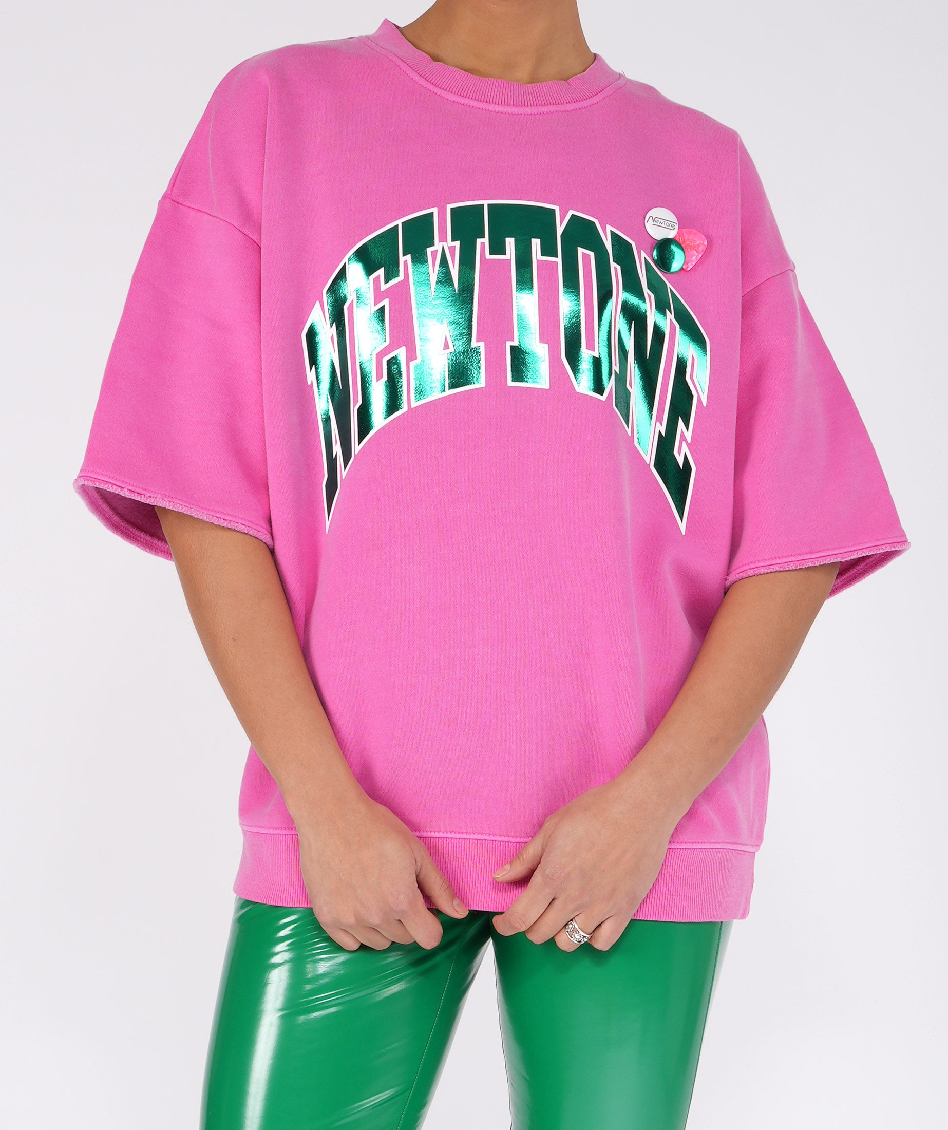 Sweatshirt linder fuschia "TONE SS25"