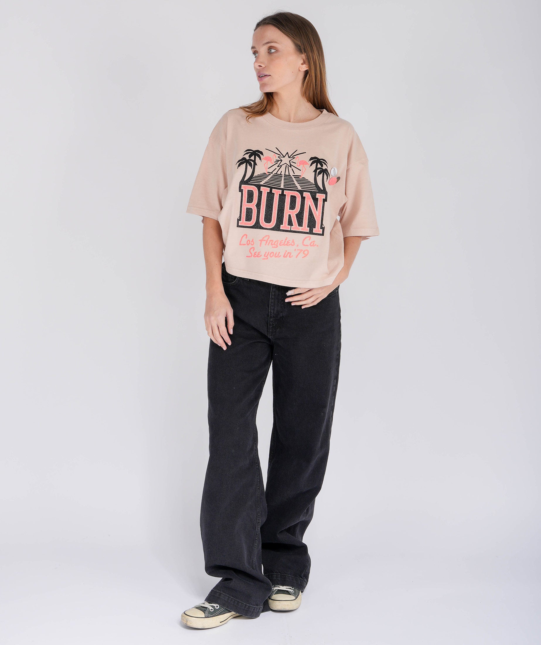 CROP CROOPER WHISPER "See you" t -shirt