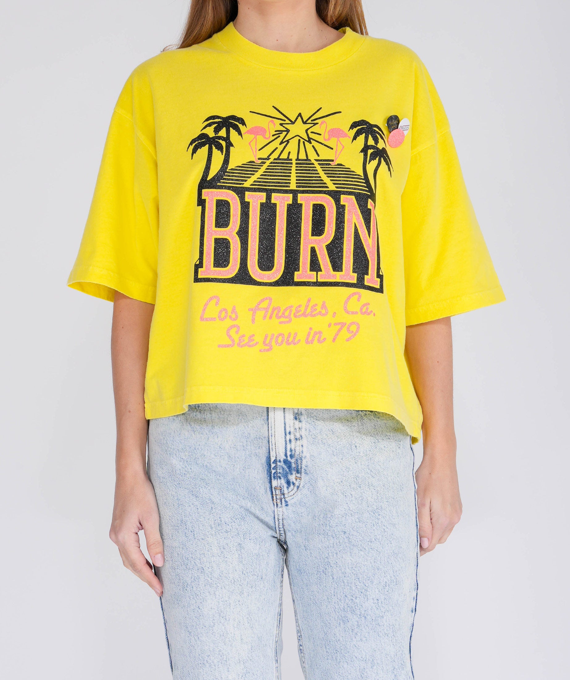 SEE YOU crop crooper sun tee shirt