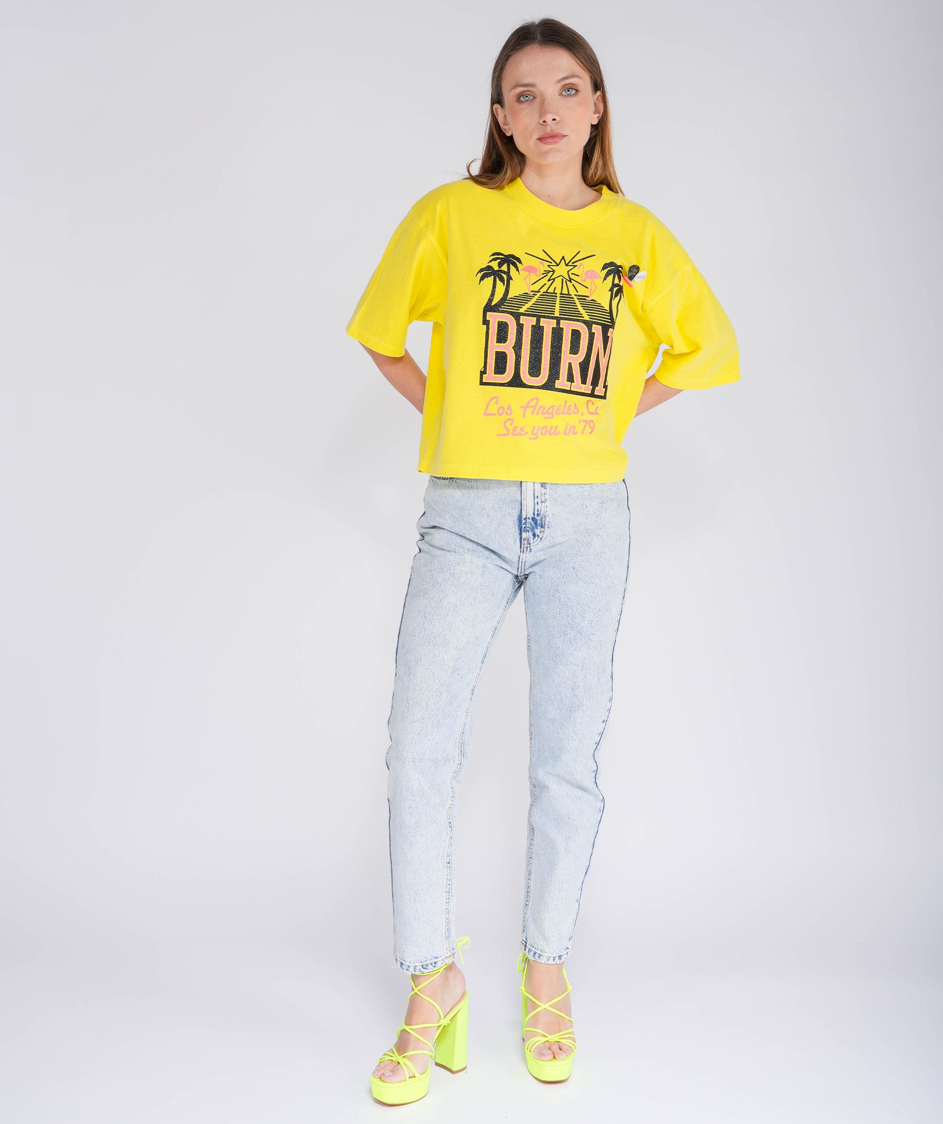 SEE YOU crop crooper sun tee shirt