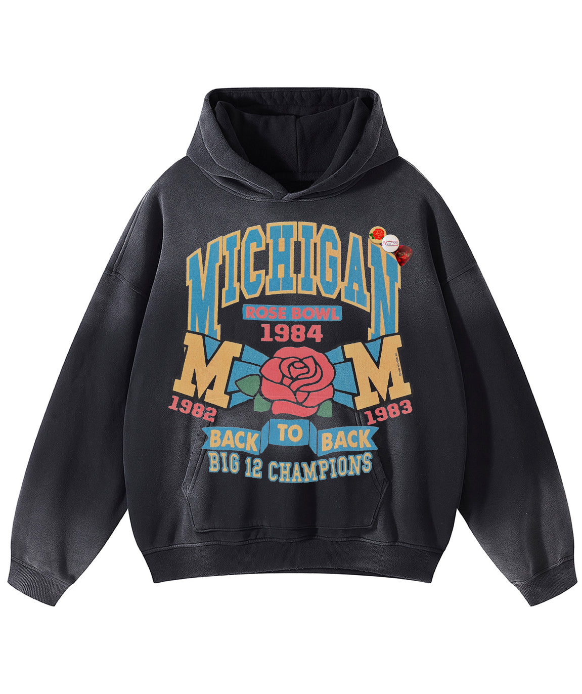 Hoodie skyler vintage night "ROSE