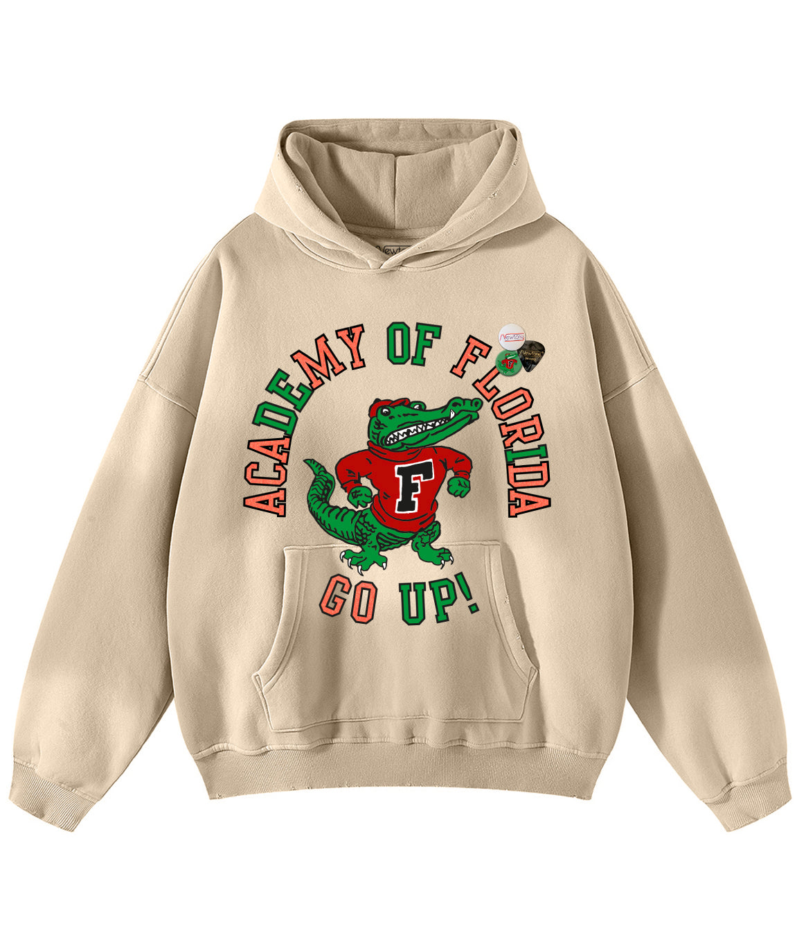 Vintage natural skyler "GO UP" hoodie