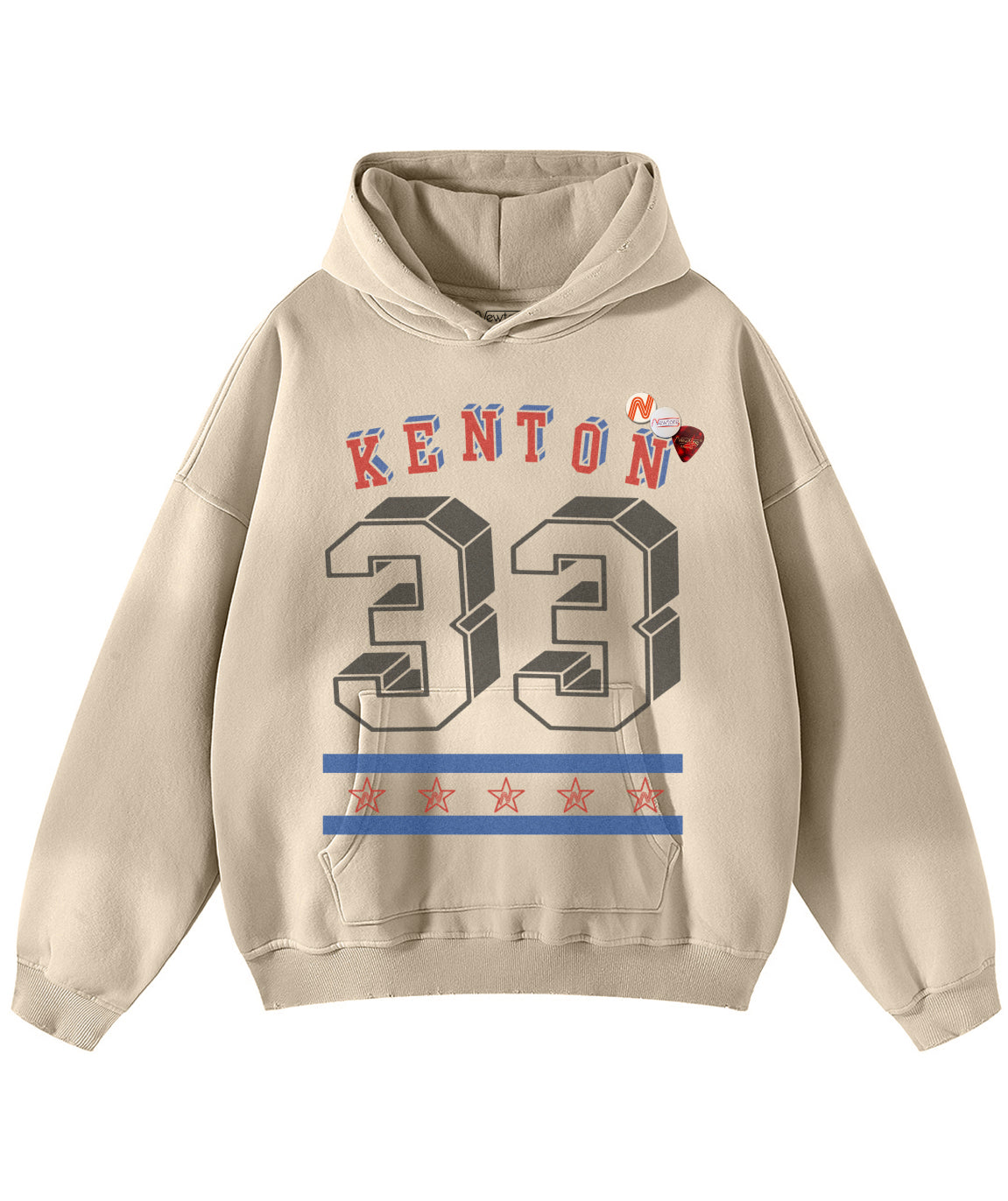 KENTON" vintage natural skyler hoodie