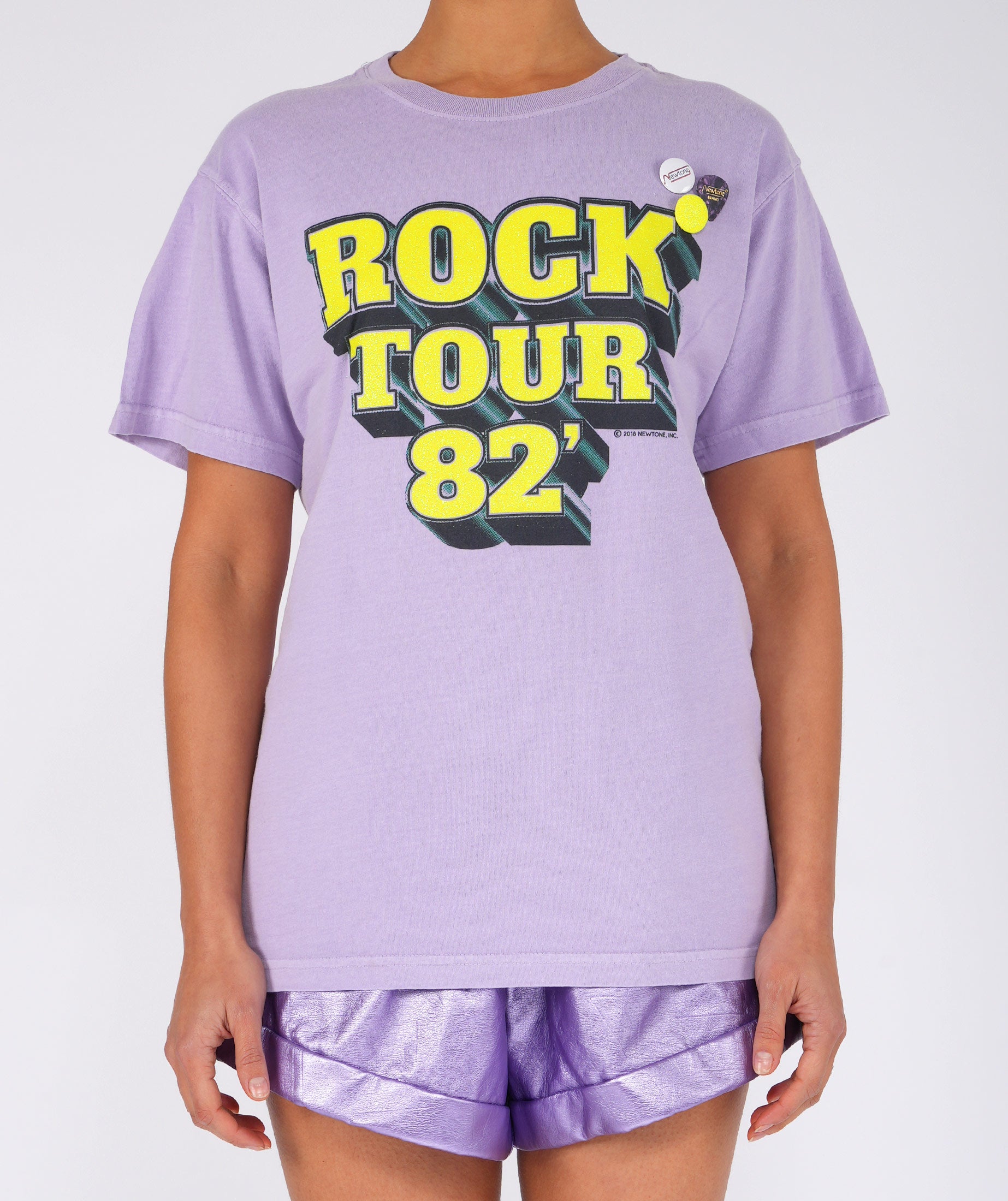Tee shirt trucker lilac "TOUR"