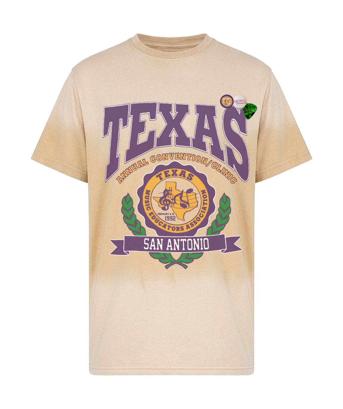 Tee shirt trucker vintage natural "TEXAS"