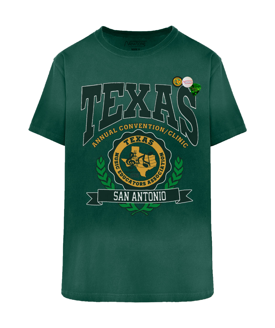 TEXAS" vintage forest trucker tee shirt
