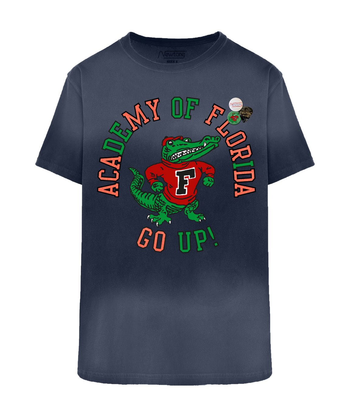 Vintage blue "GO UP" trucker tee shirt