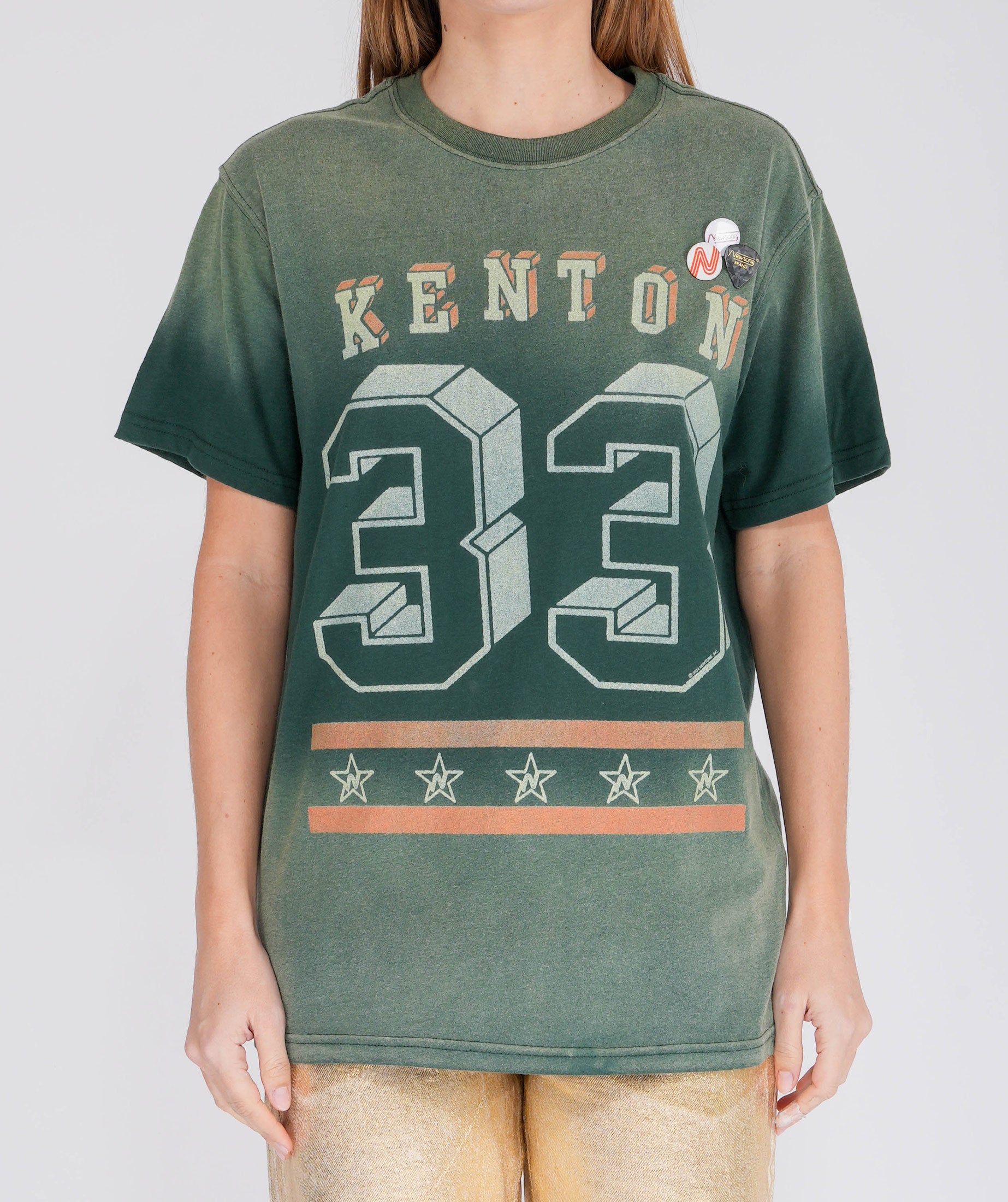 Tee shirt trucker vintage forest "KENTON"