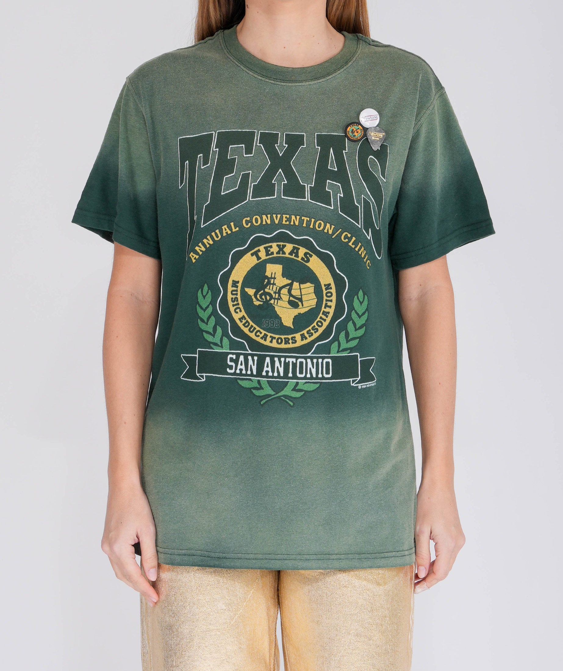 TEXAS" vintage forest trucker tee shirt