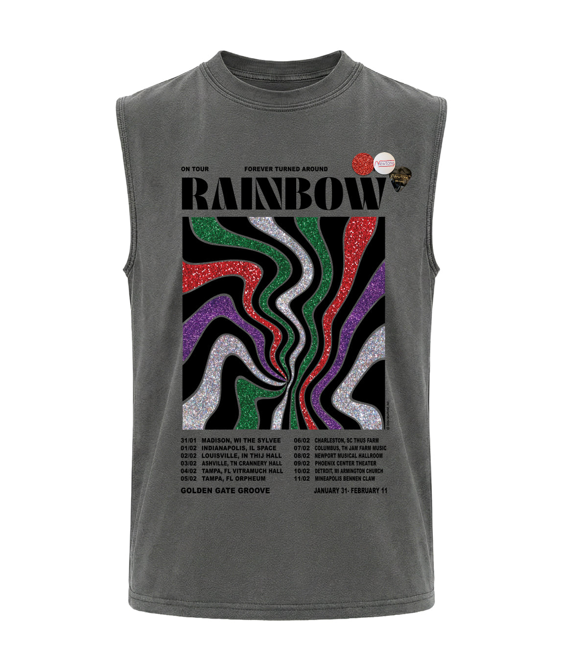 Tee shirt biker pepper "GOLDEN"