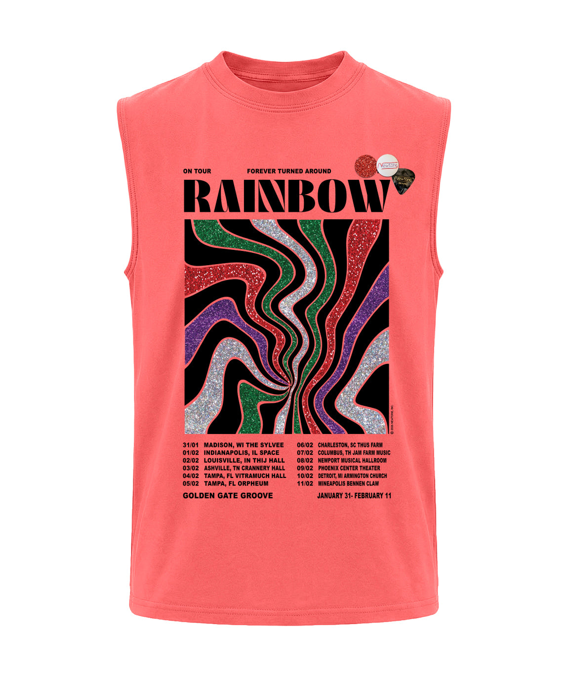 Tee shirt biker malabar "GOLDEN"