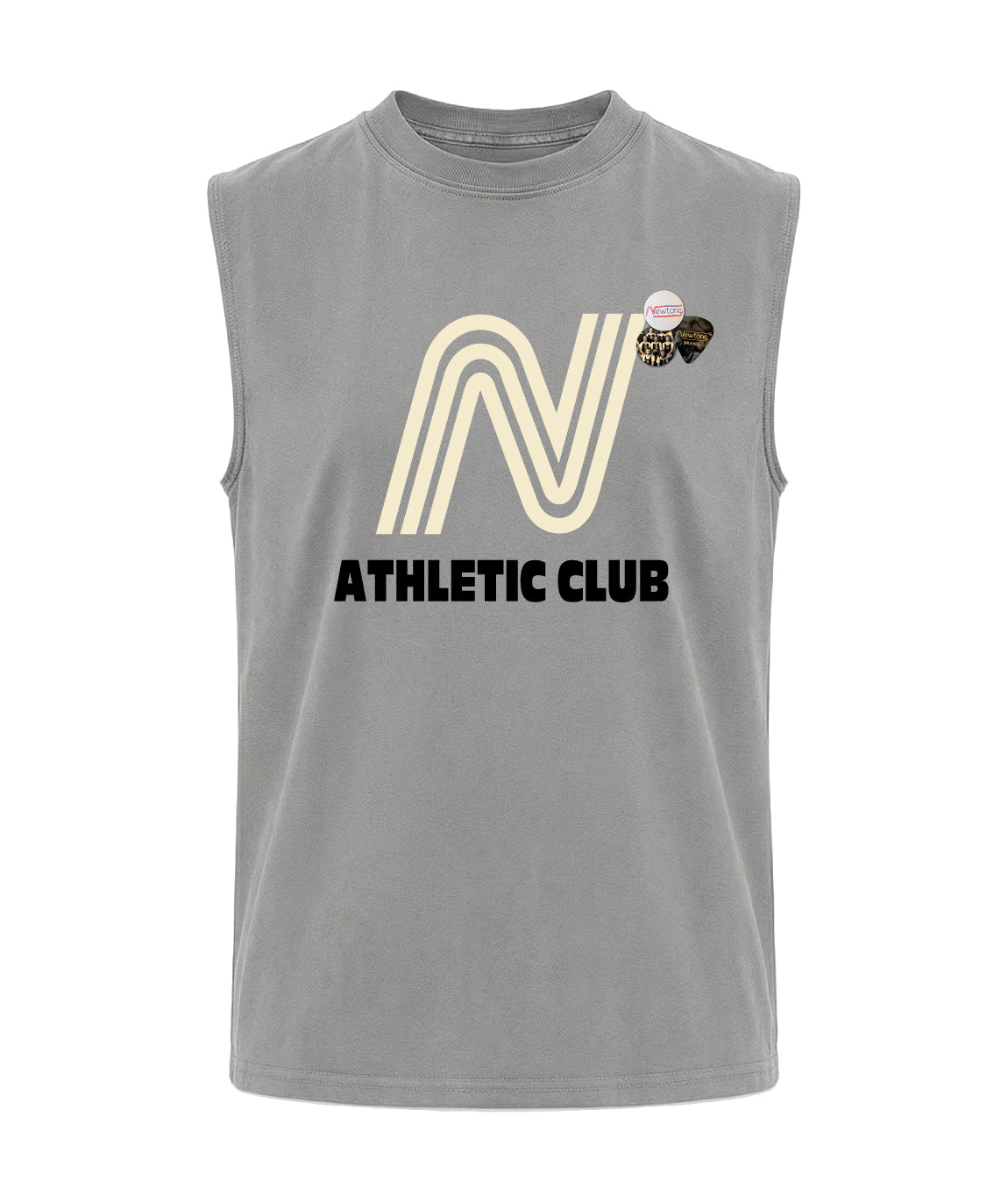 grey CLUB" biker T-shirt