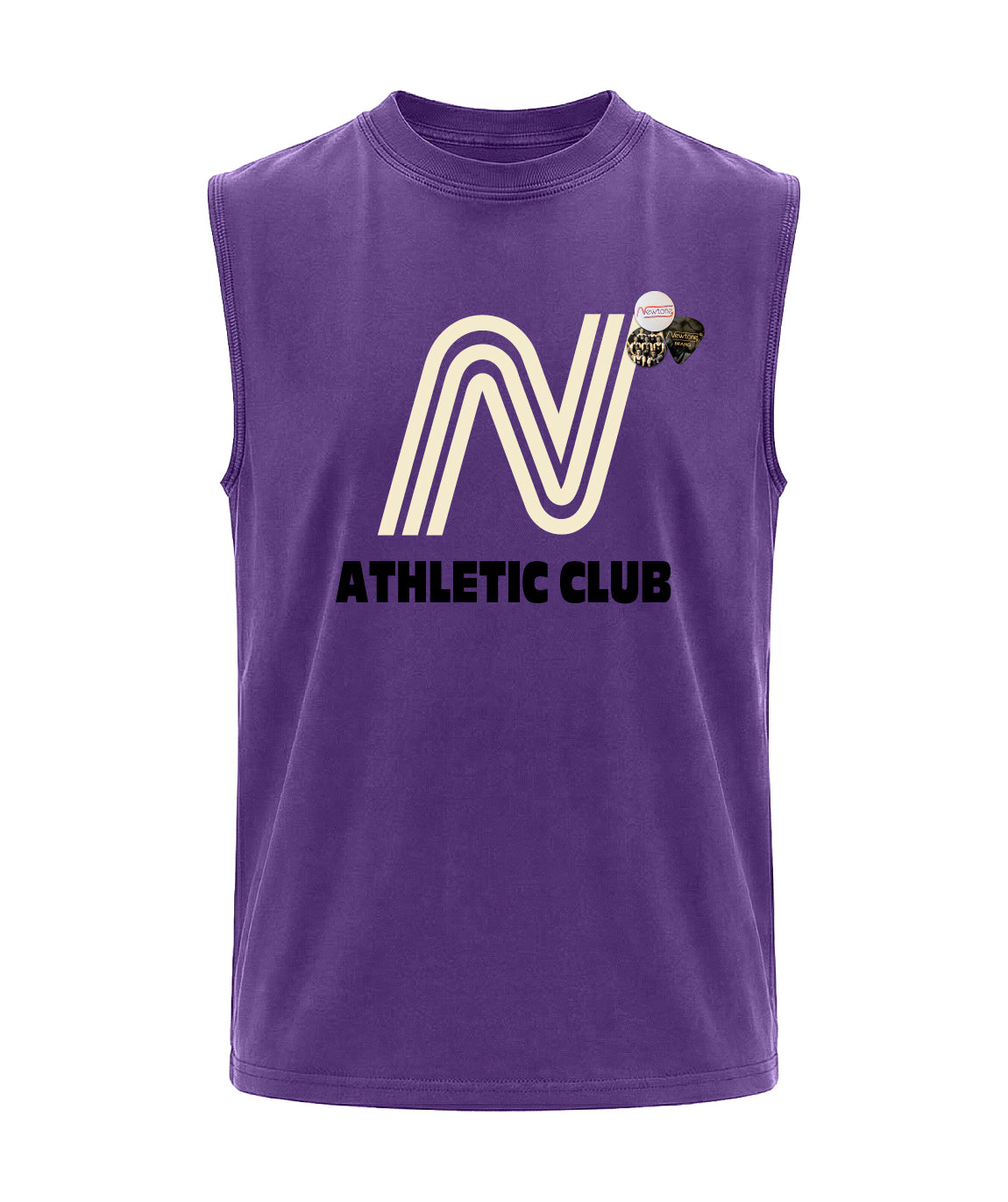 Biker T-shirt purple "CLUB"