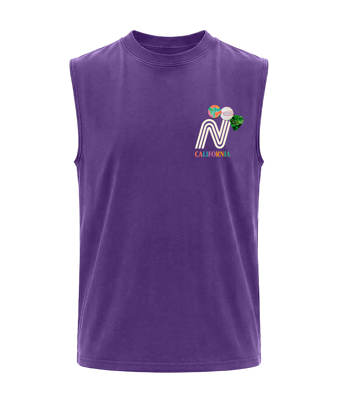 Tee shirt biker purple "FRANCIS"