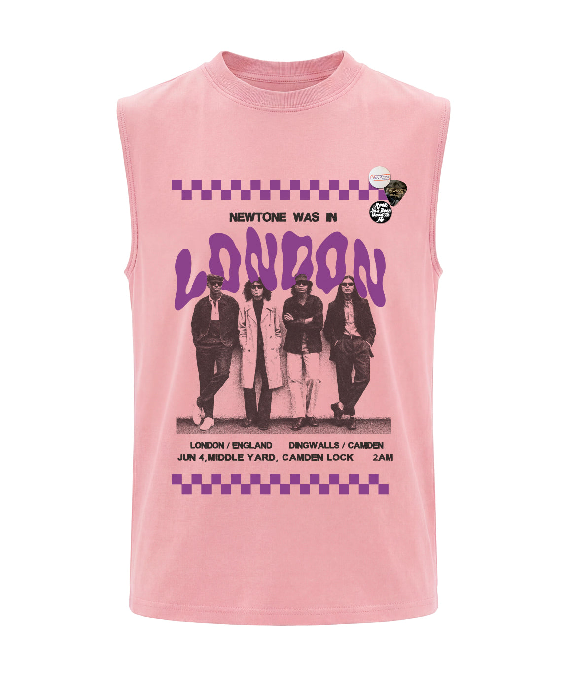 "TOWN" Biker Skin T-Shirt