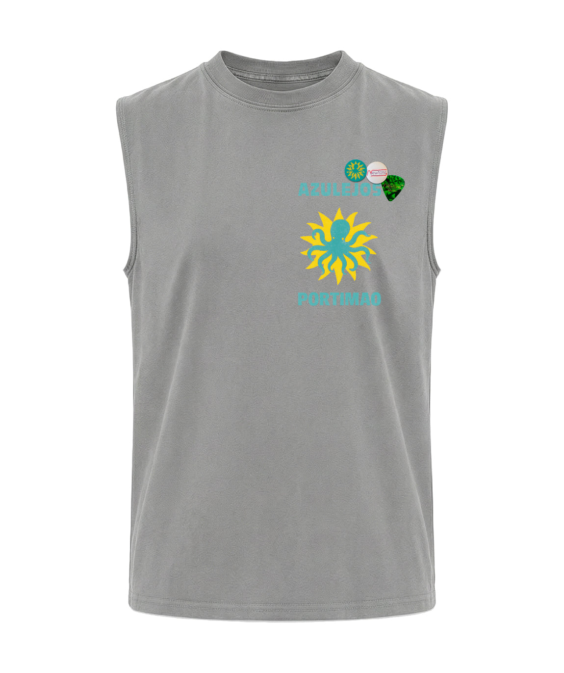 grey AZUL" grey Biker T-Shirt