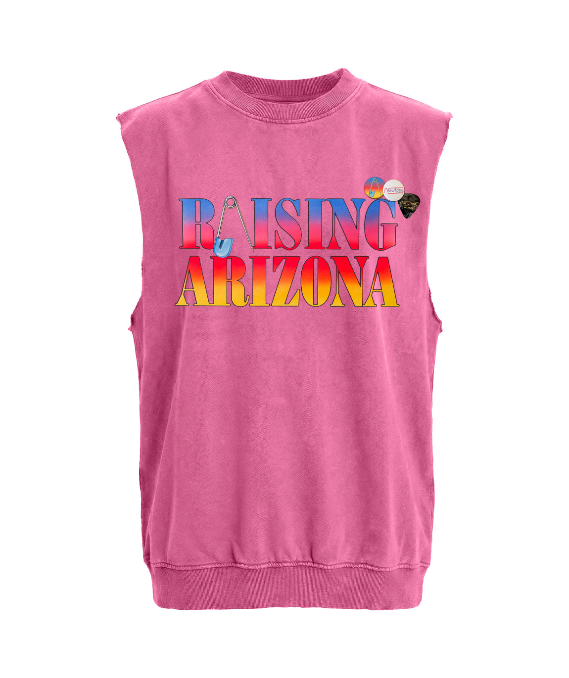 fuschia RAISING" bolster sweatshirt