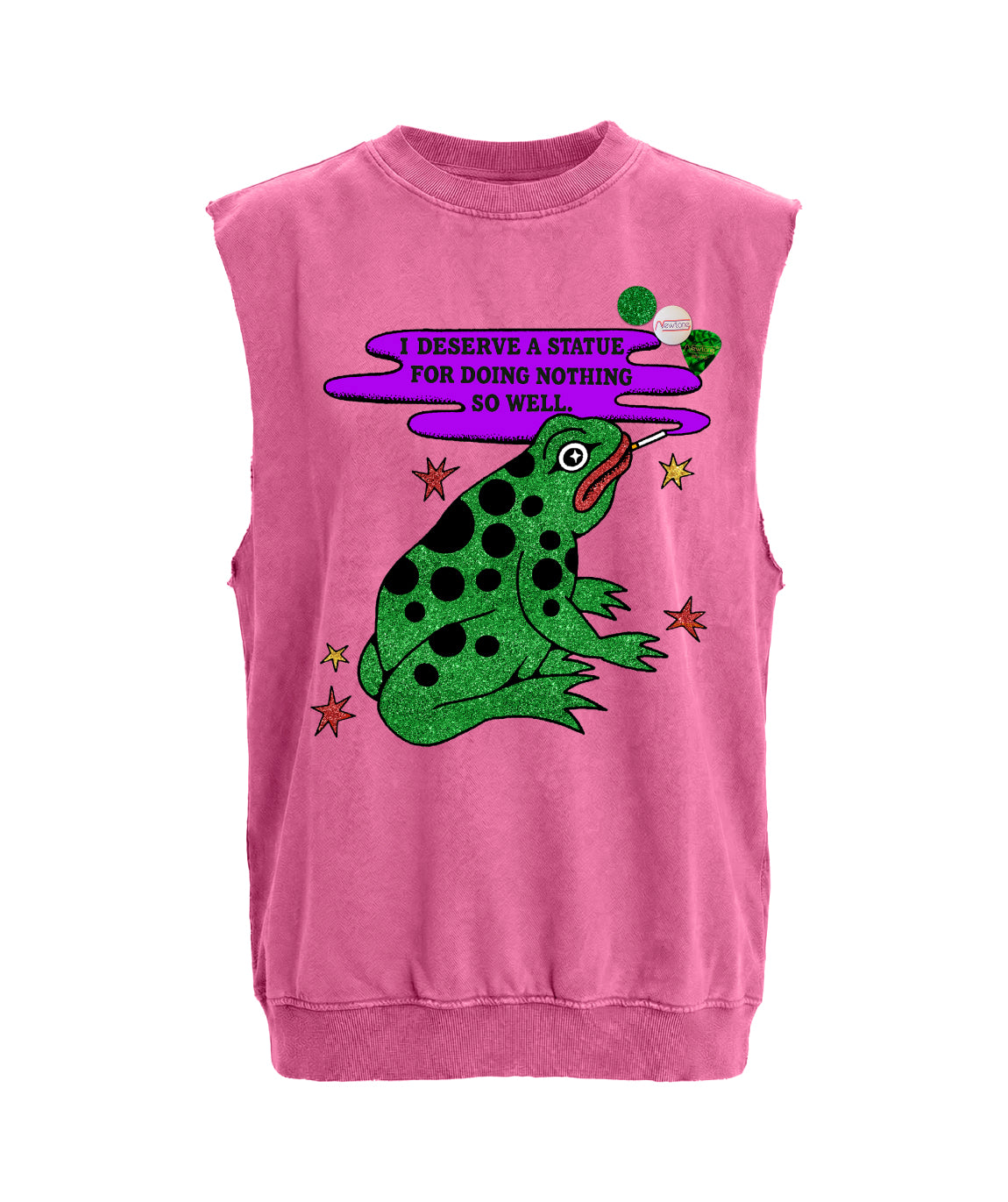 Sweatshirt bolster fuschia "SOWEL"