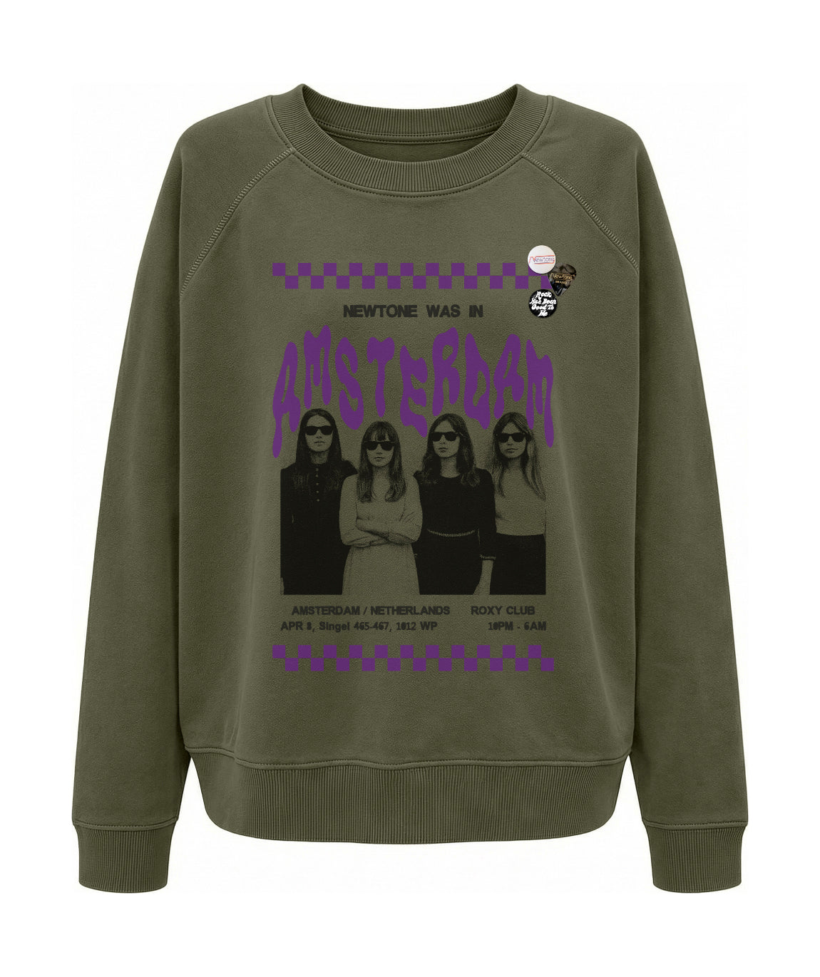 Sweatshirt egger kaki "TOWN"