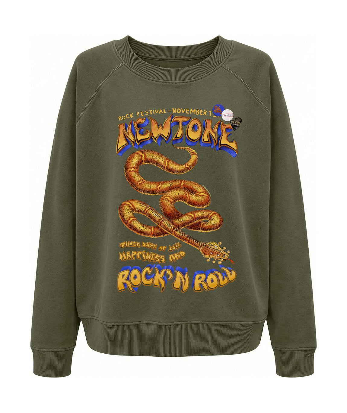 Sweatshirt egger kaki "RIFF"