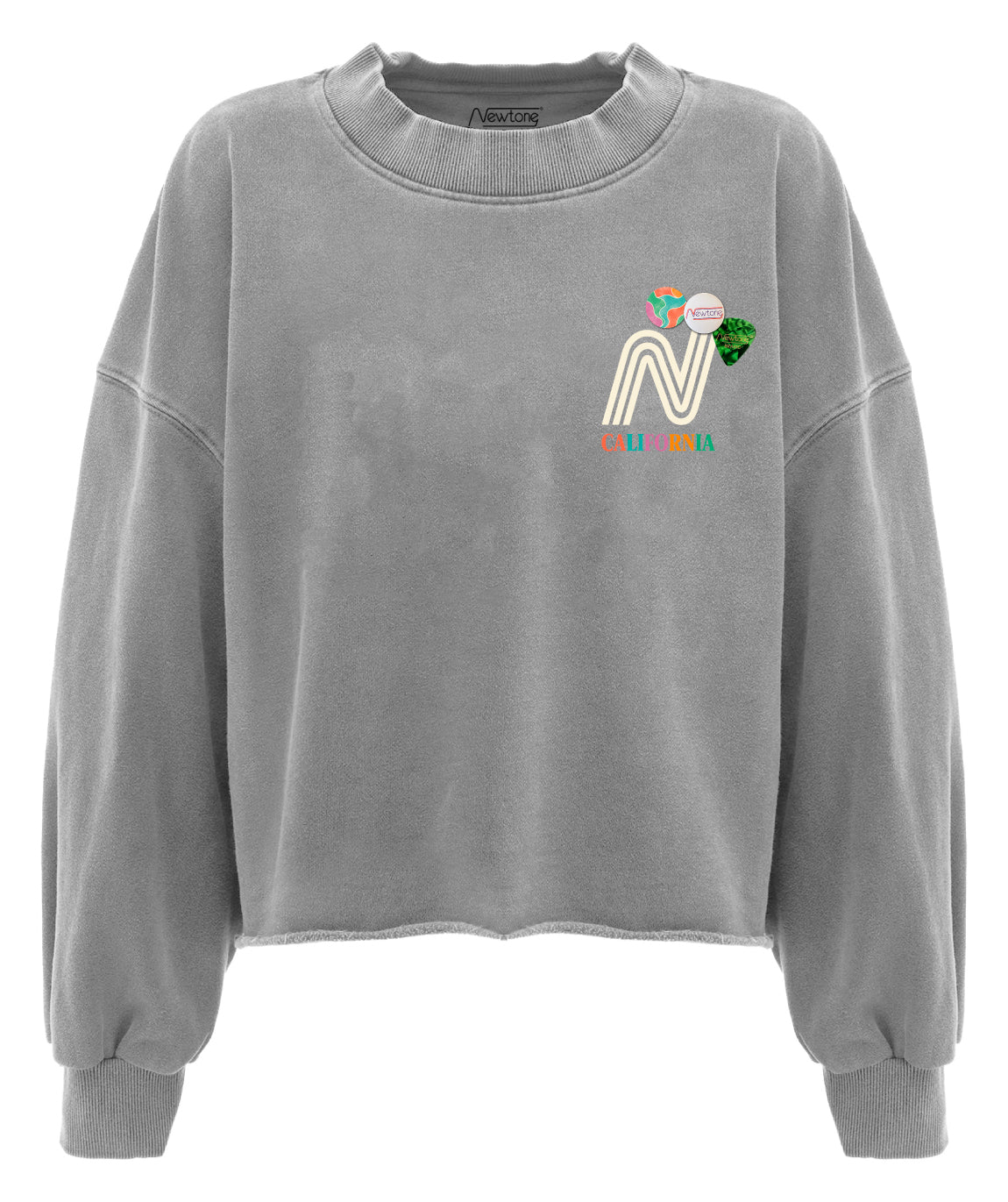 Crop sweatshirt porter grey FRANCIS"