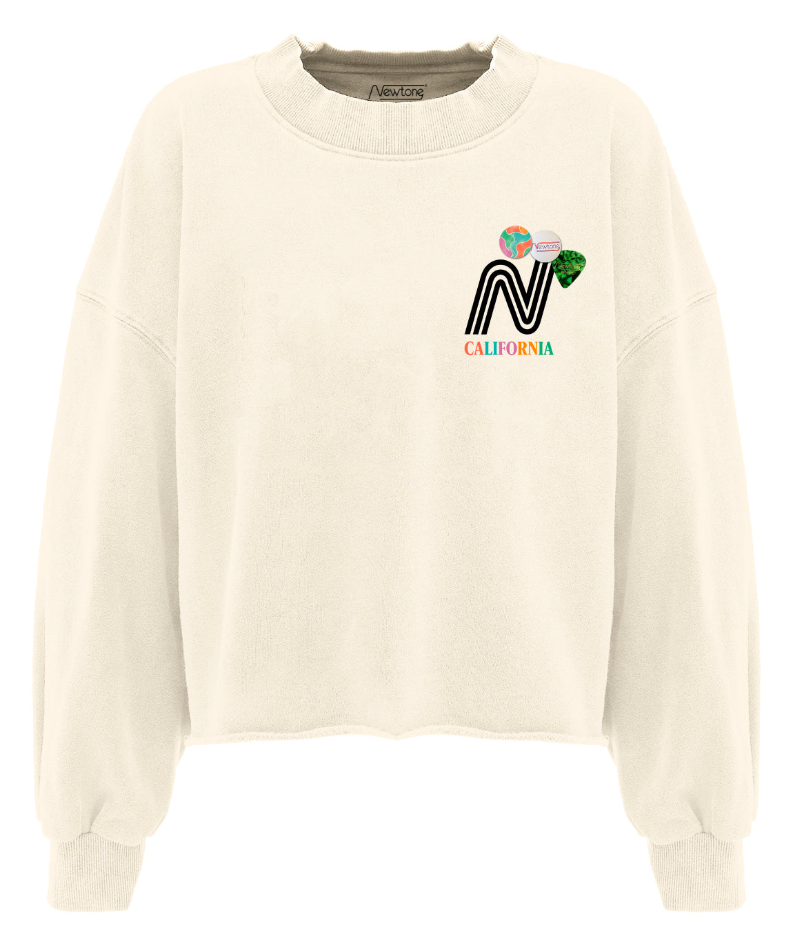 Crop sweatshirt porter natural FRANCIS"