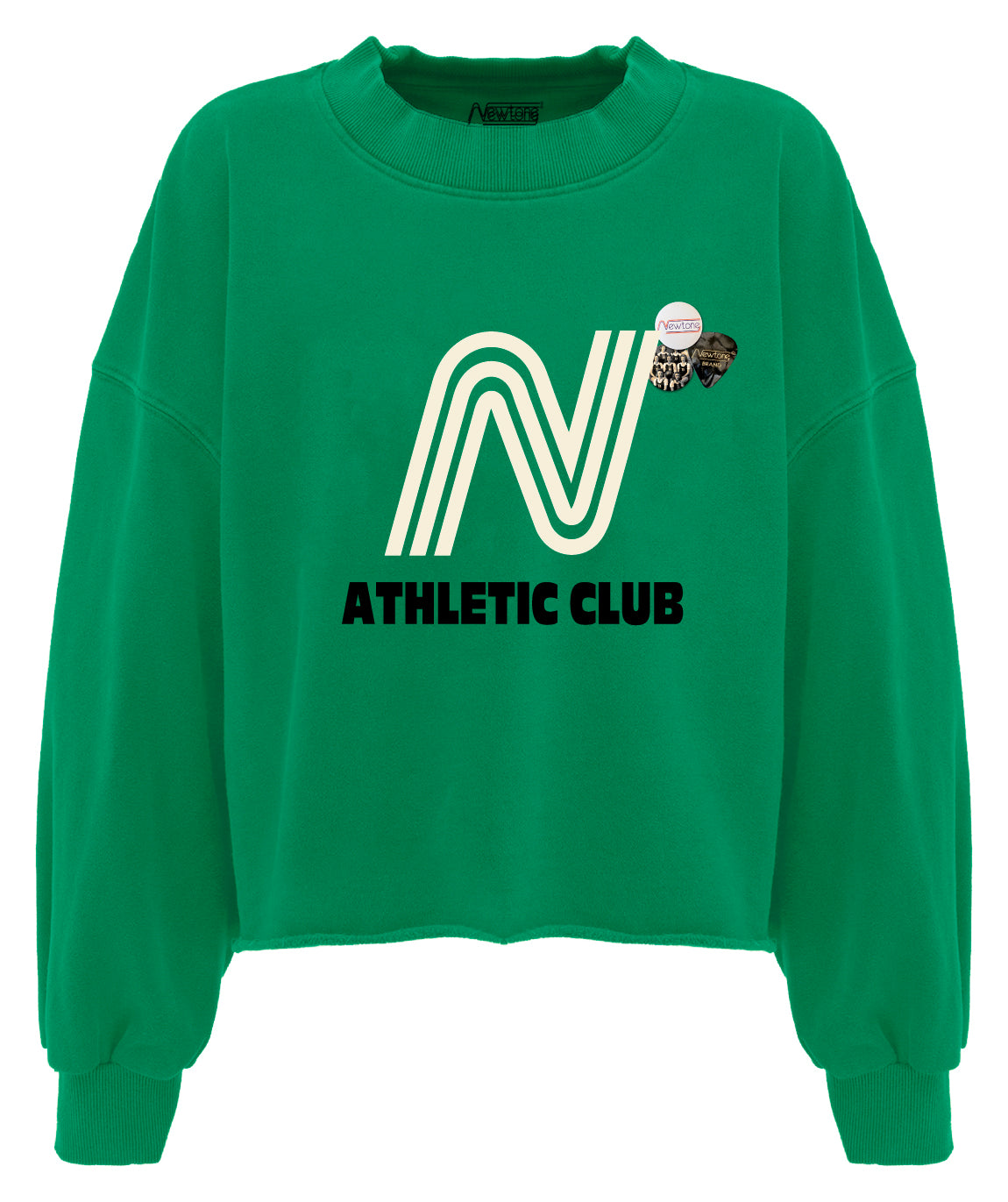 Sweatshirt crop porter apple "CLUB"