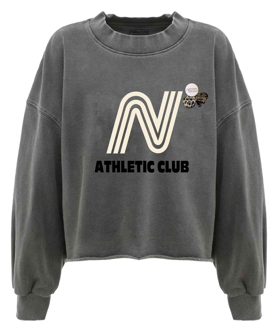 Sweatshirt crop porter pepper "CLUB"