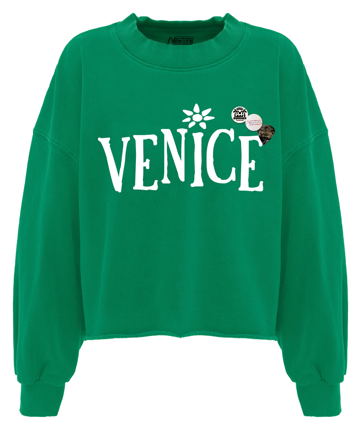 Sweatshirt crop porter apple"VENICE"