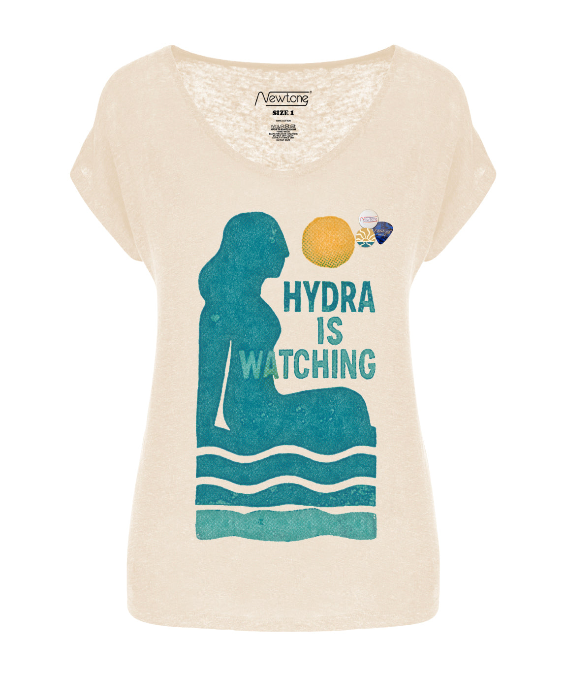 Tee shirt quetty natural "HYDRA"