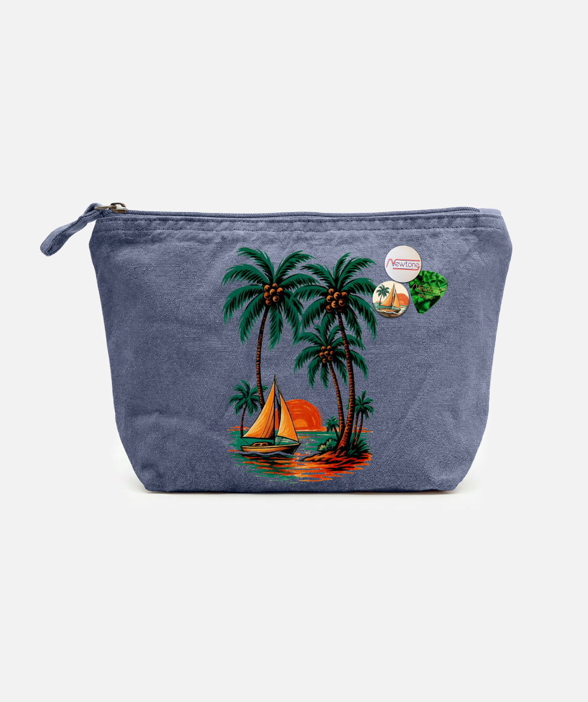 denim "COCO" denim Clutch