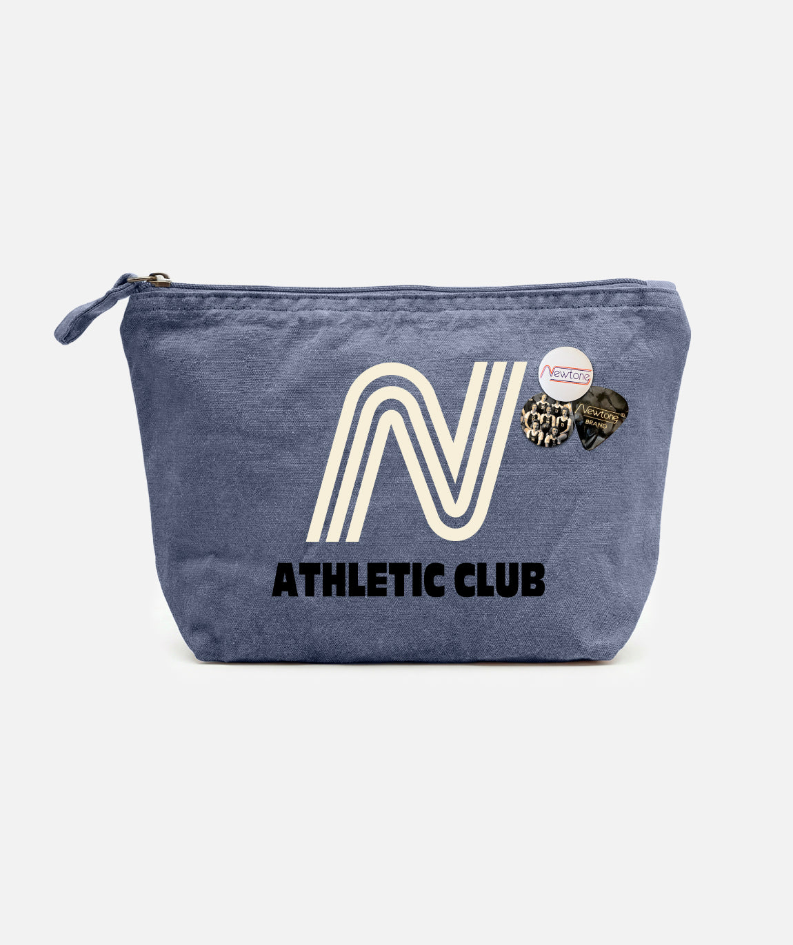 denim "CLUB" denim Clutch