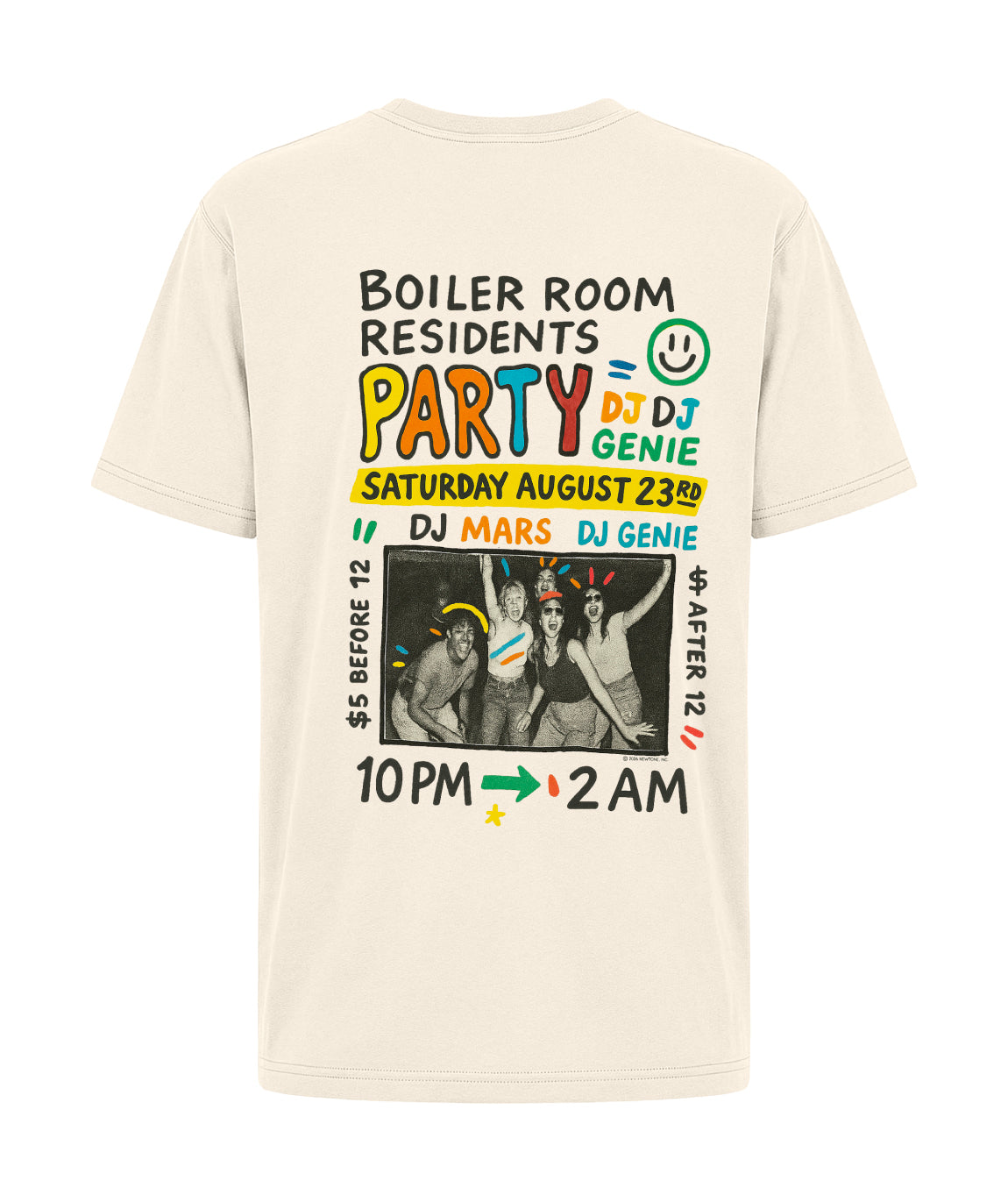 Tee shirt trucker natural "PARTY"