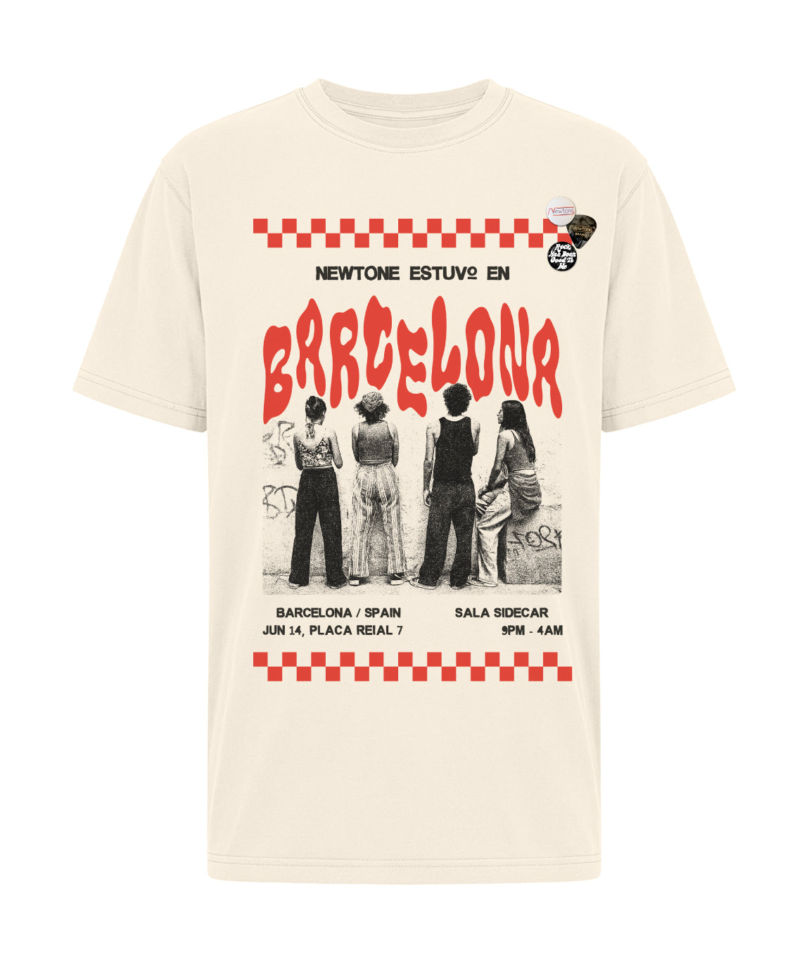 Tee shirt trucker natural "TOWN"