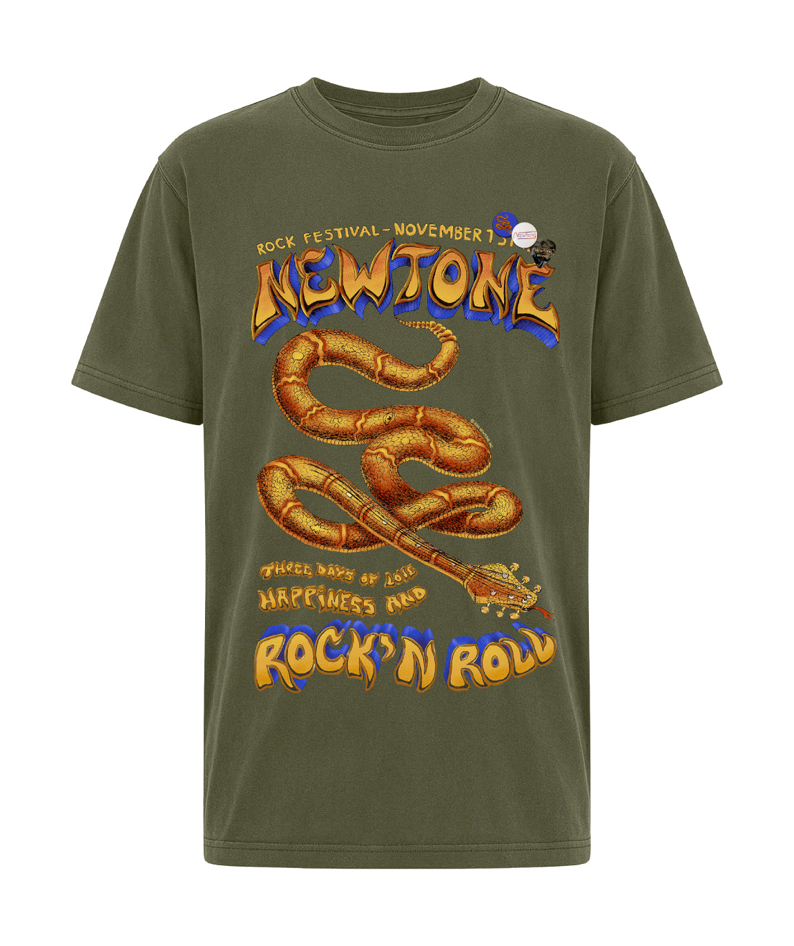 Tee shirt trucker kaki "RIFF"