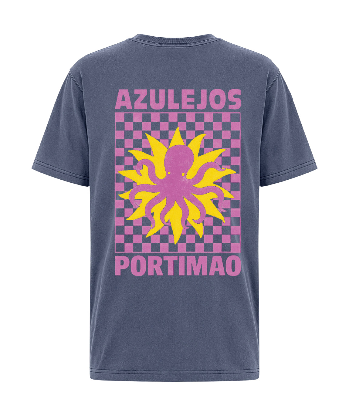 denim AZUL" denim trucker T-shirt