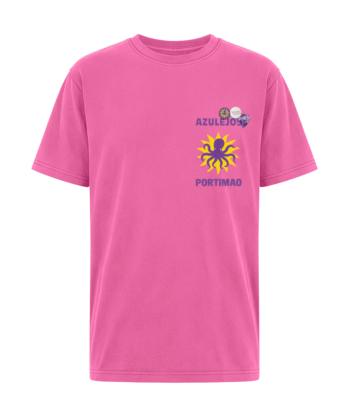 Tee shirt trucker fuschia "AZUL"