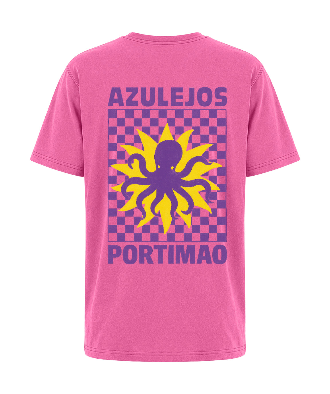 Tee shirt trucker fuschia "AZUL"