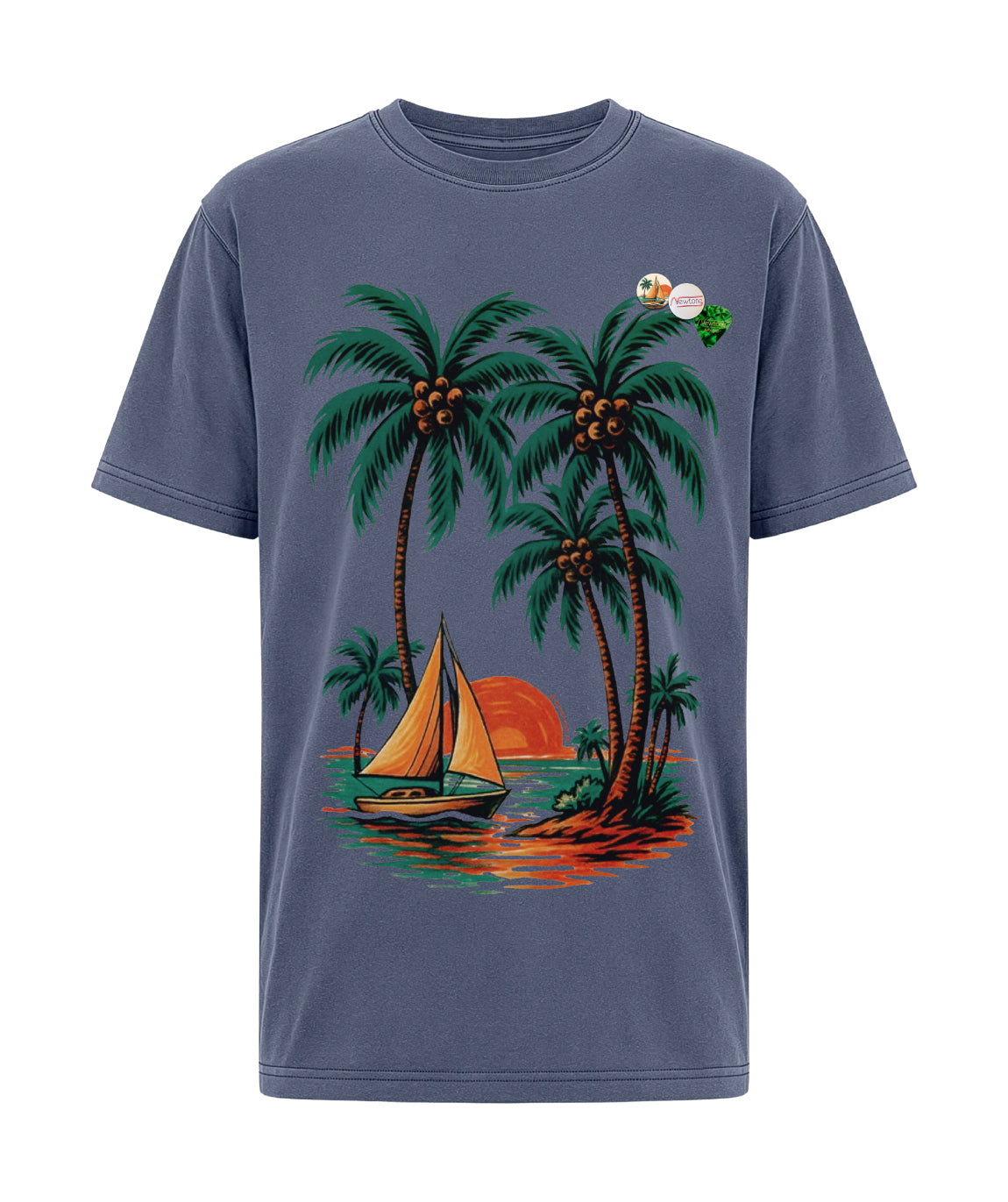 Tee shirt trucker denim "COCO"