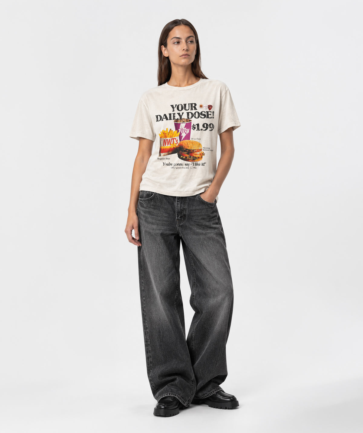 Tee shirt starlight natural "MENU"