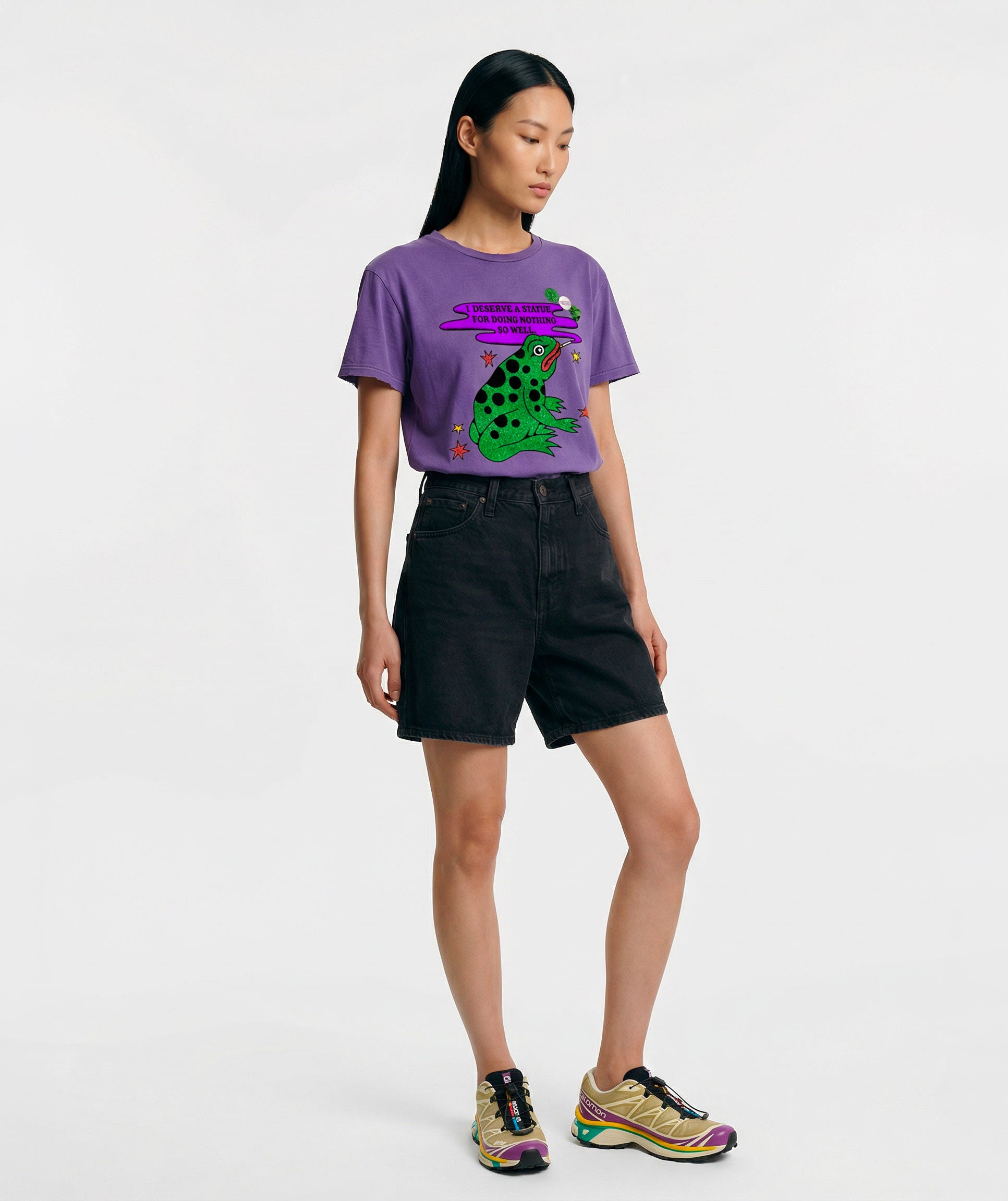 Starlight T-shirt purple "SOWEL"