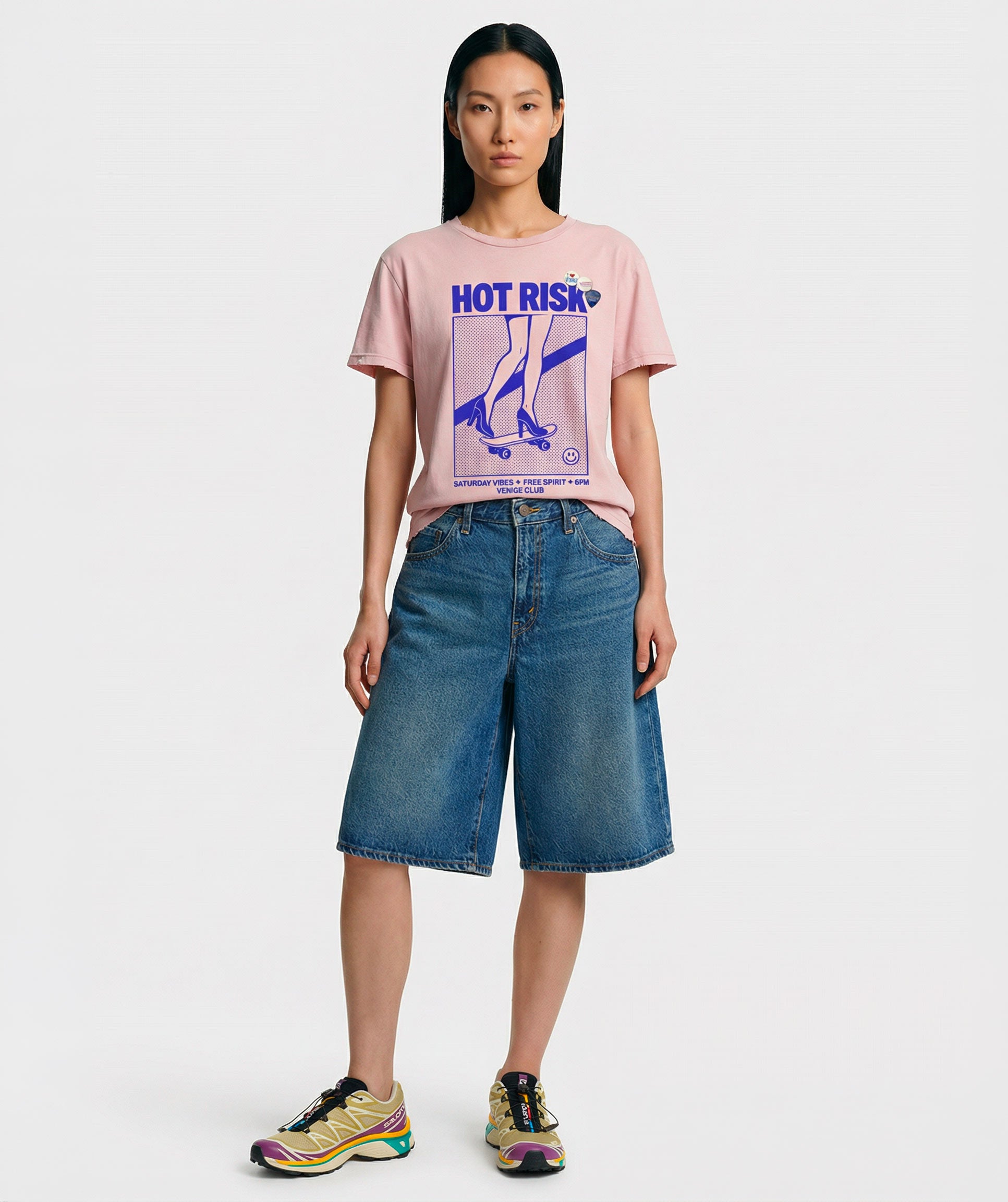 "RISK" Starlight Skin T-shirt