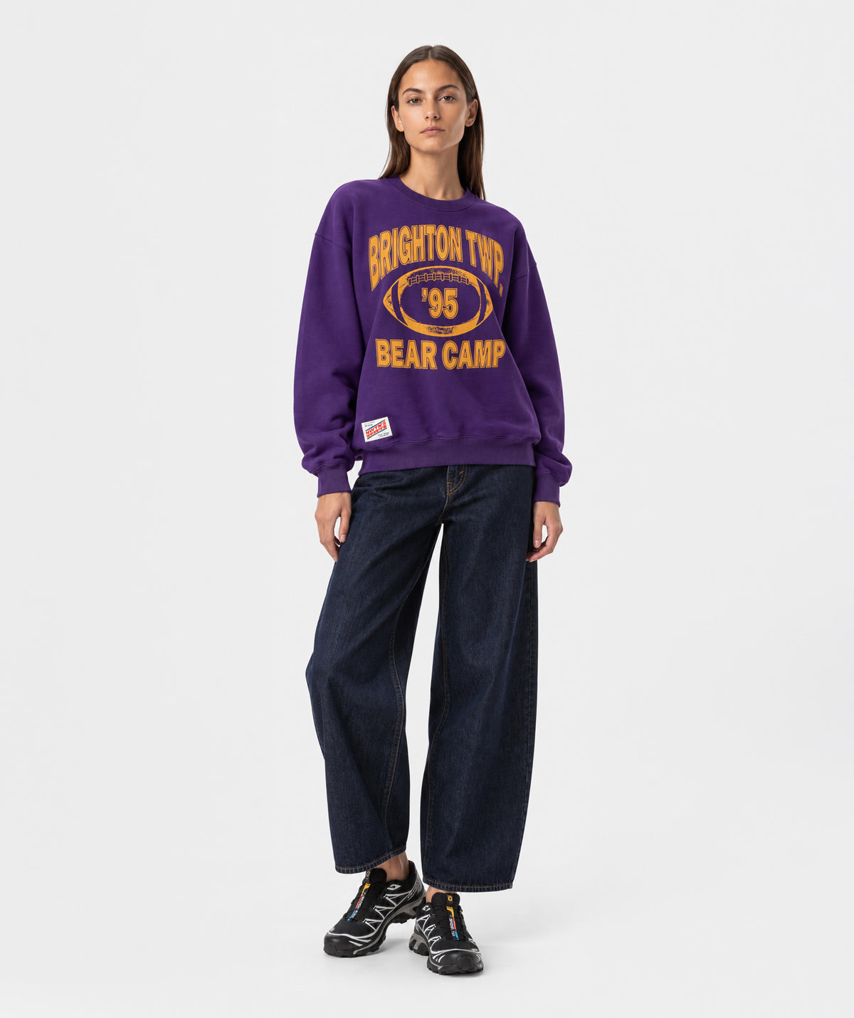 Sweatshirt taylor purple "CAMP"