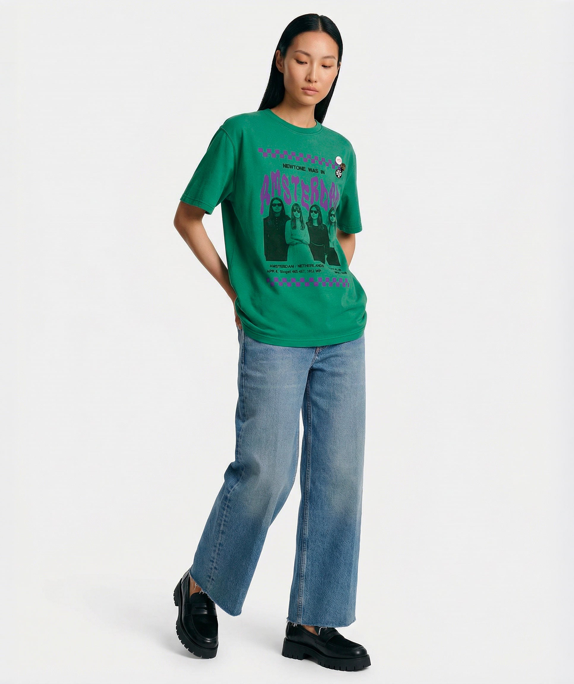 Tee shirt trucker apple "TOWN"