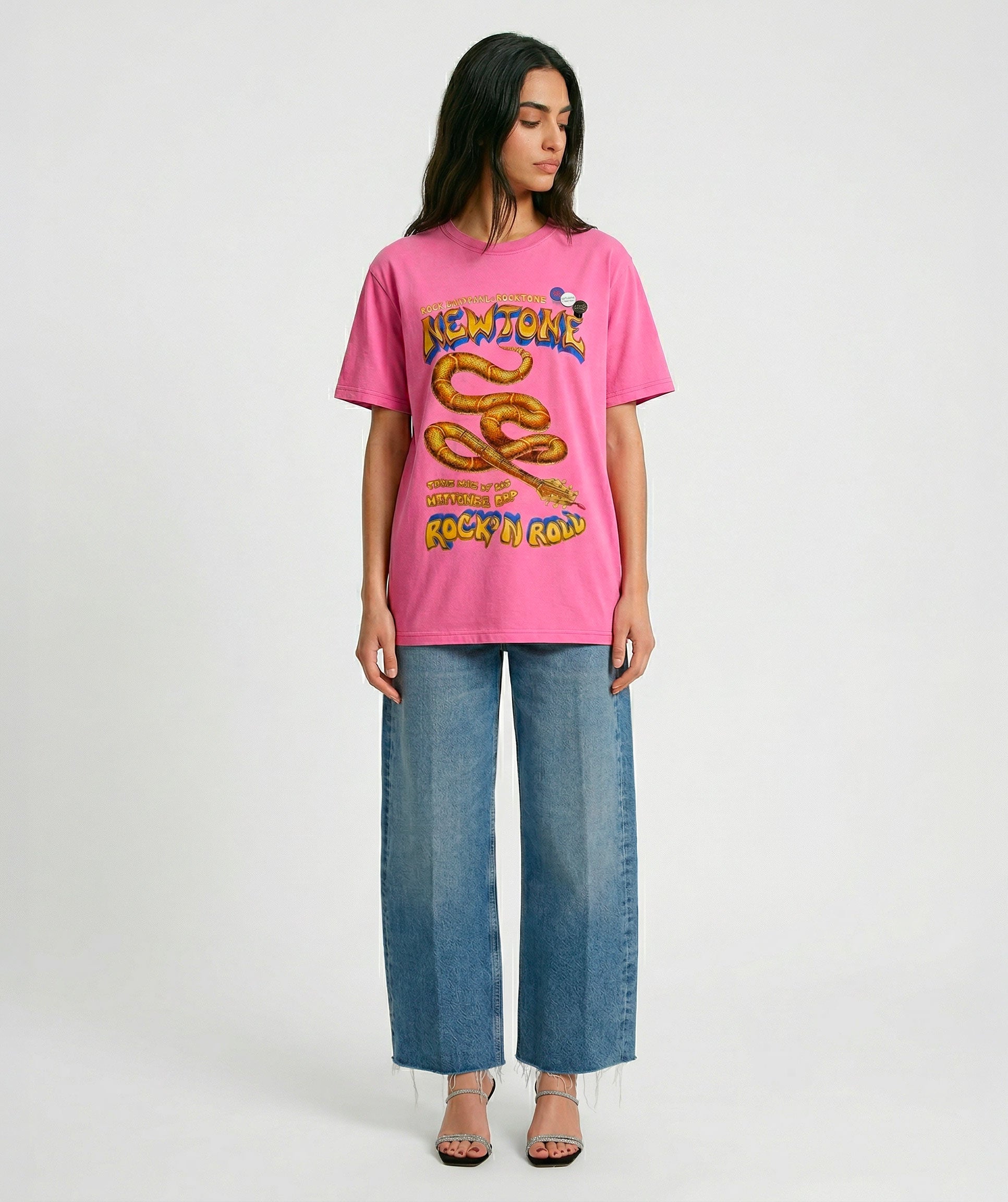 Tee shirt trucker fuschia "RIFF"