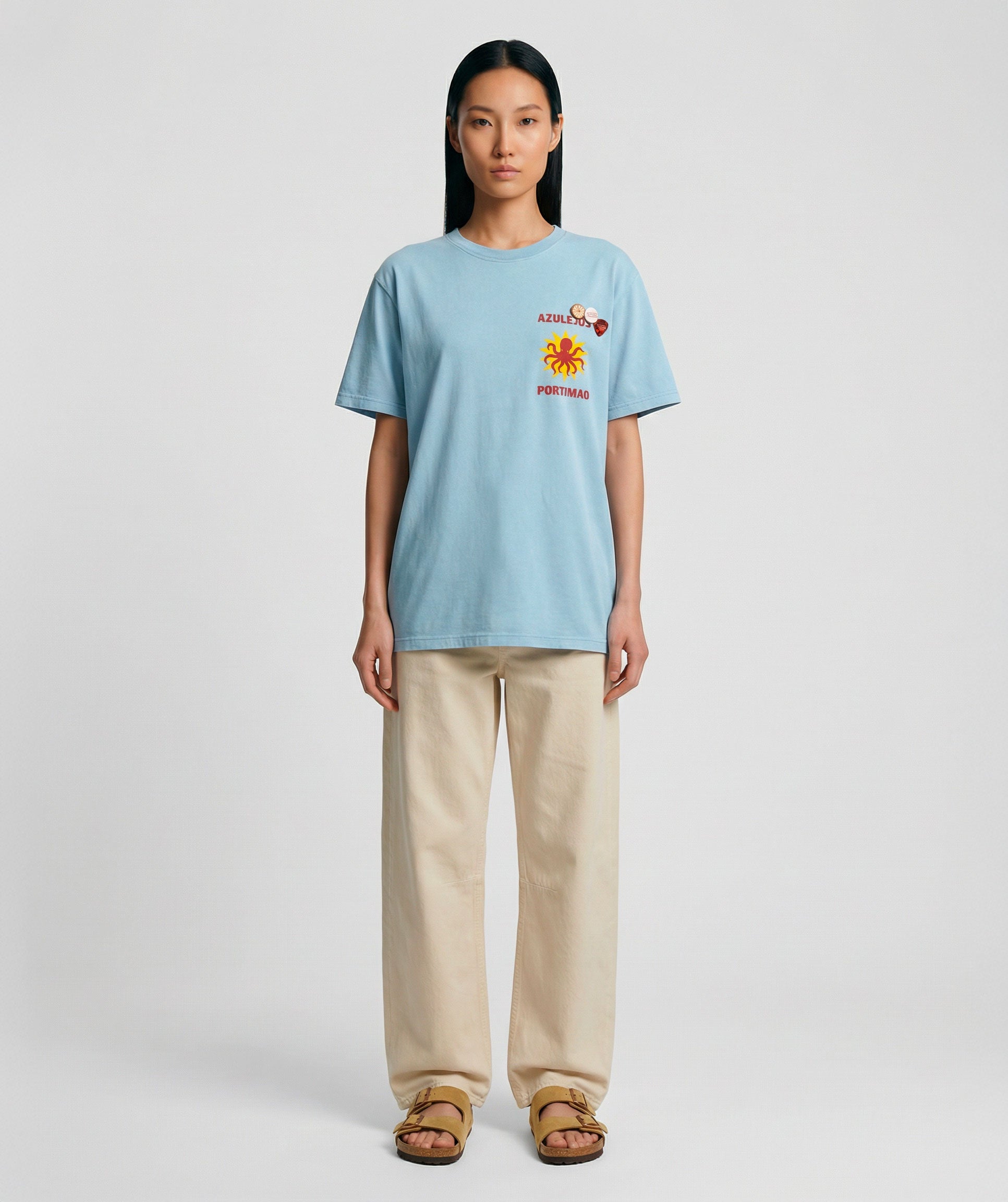 ice trucker tee ice AZUL"